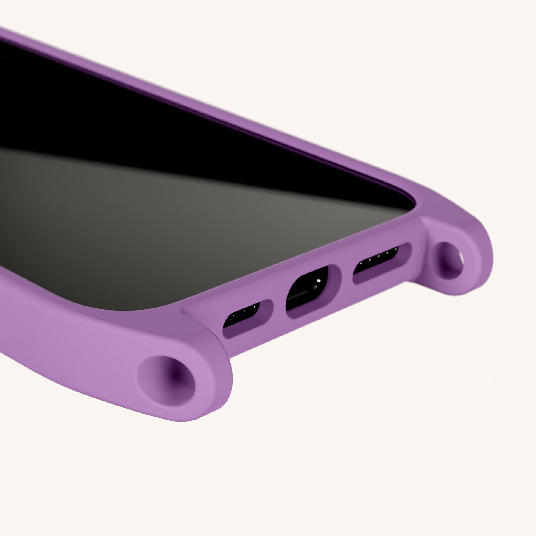 Coque téléphone avec œillets d'attache en Lavender