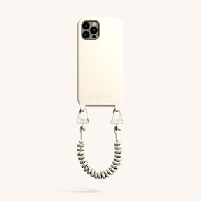 Phone Case with Spiral Rope in Chalk