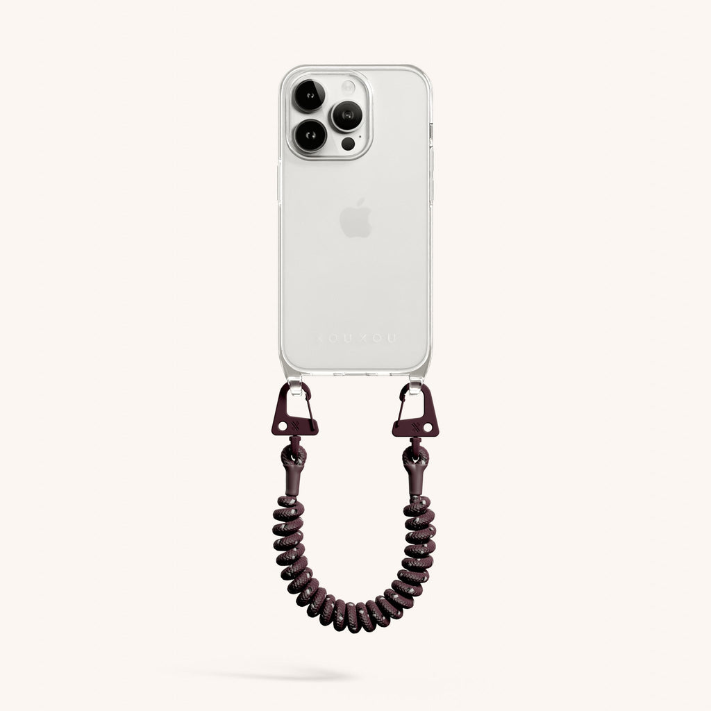 【XOUXOU】iPhoneシリコンケース用ロープ phone-case-with-spiral-rope-