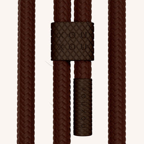 Phone Necklace with Carabiner Rope in Earth