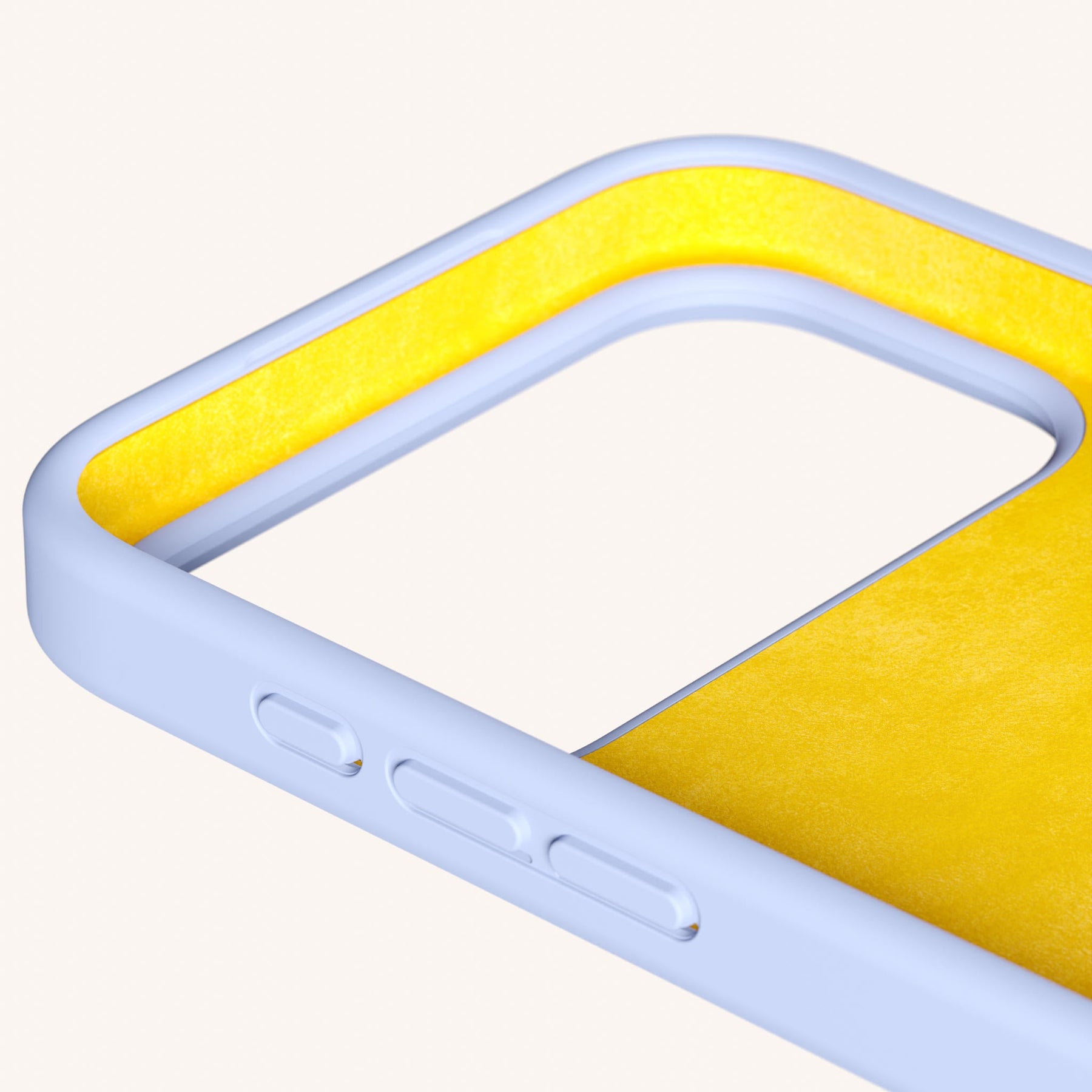 Cordon de téléphone avec corde en Baby Blue + Power Pink