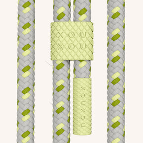 Handykette mit Karabinerband in Lavendel + Spotted Y2K
