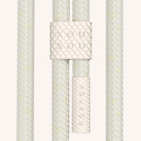 Handykette mit Karabinerband in Clear + Chalk