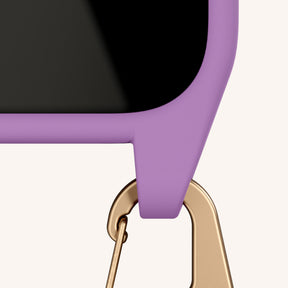 Handykette mit Karabinerband in Lavendel + Vibrant Pastel