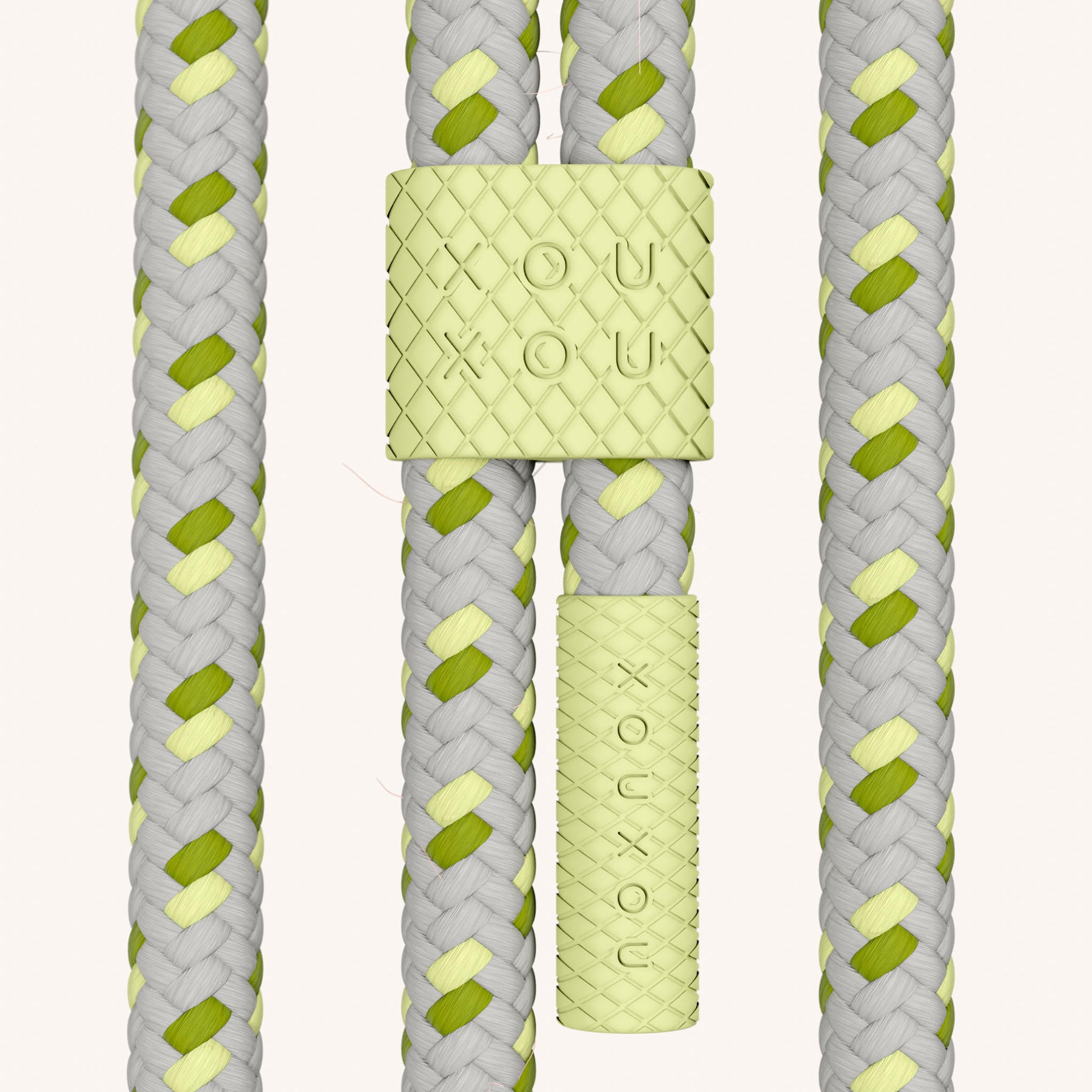 Handykette mit Karabinerband in Olive + Spotted Y2K