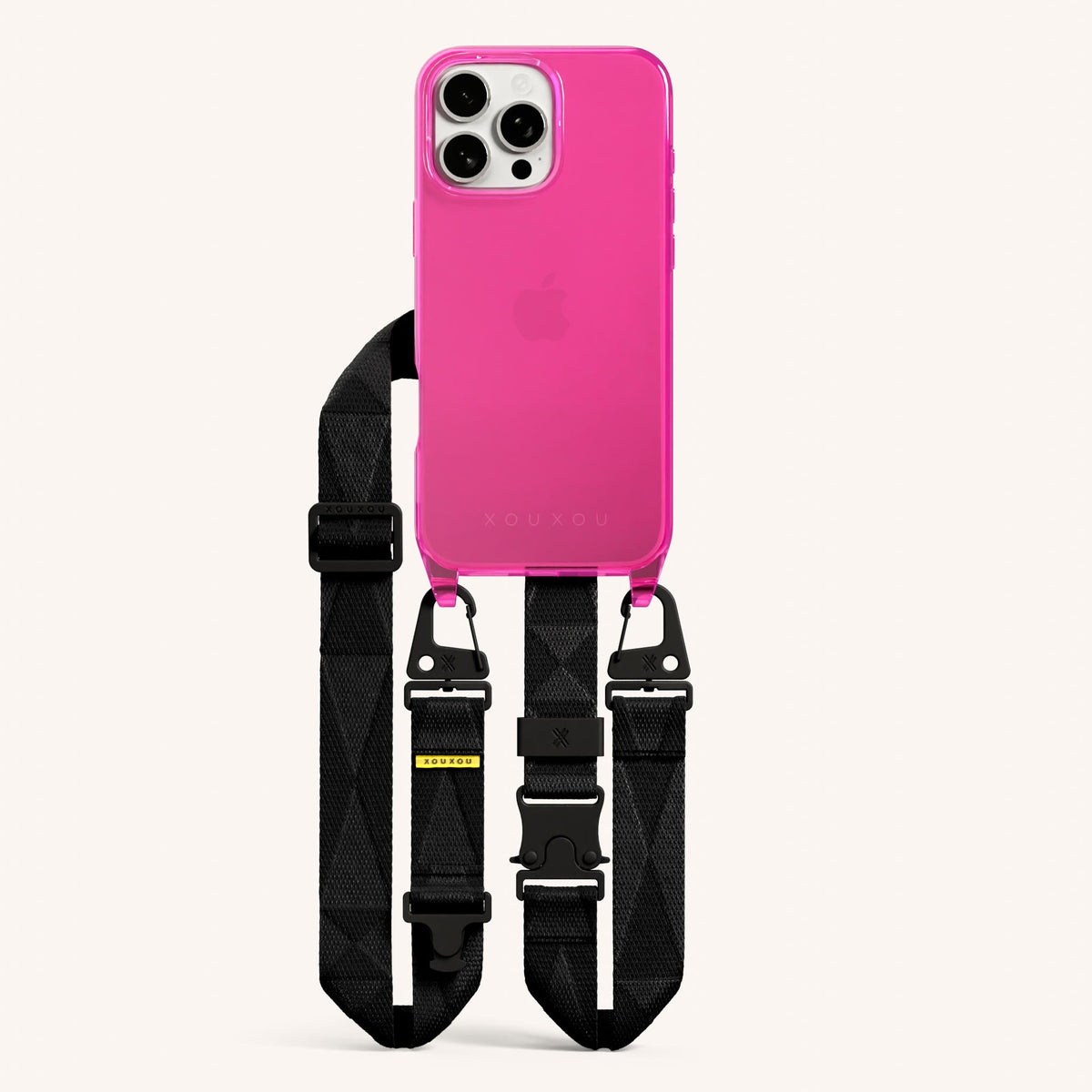 Phone Necklace with Lanyard for iPhone 16 Pro without MagSafe in Cyber Total View | XOUXOU #phone model_iphone 16 pro