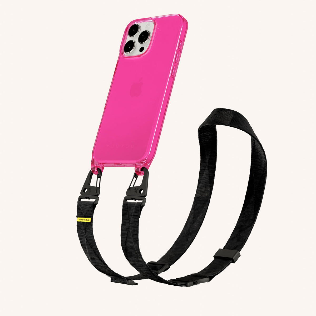Phone Necklace with Lanyard for iPhone 16 Pro without MagSafe in Cyber Total View | XOUXOU #phone model_iphone 16 pro