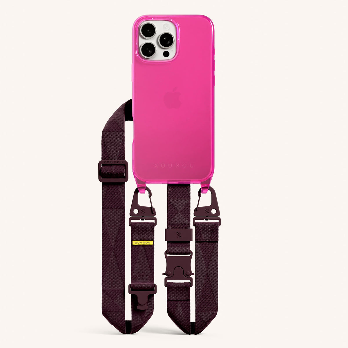 Phone Necklace with Lanyard for iPhone 16 Pro without MagSafe in Cyber Total View | XOUXOU #phone model_iphone 16 pro