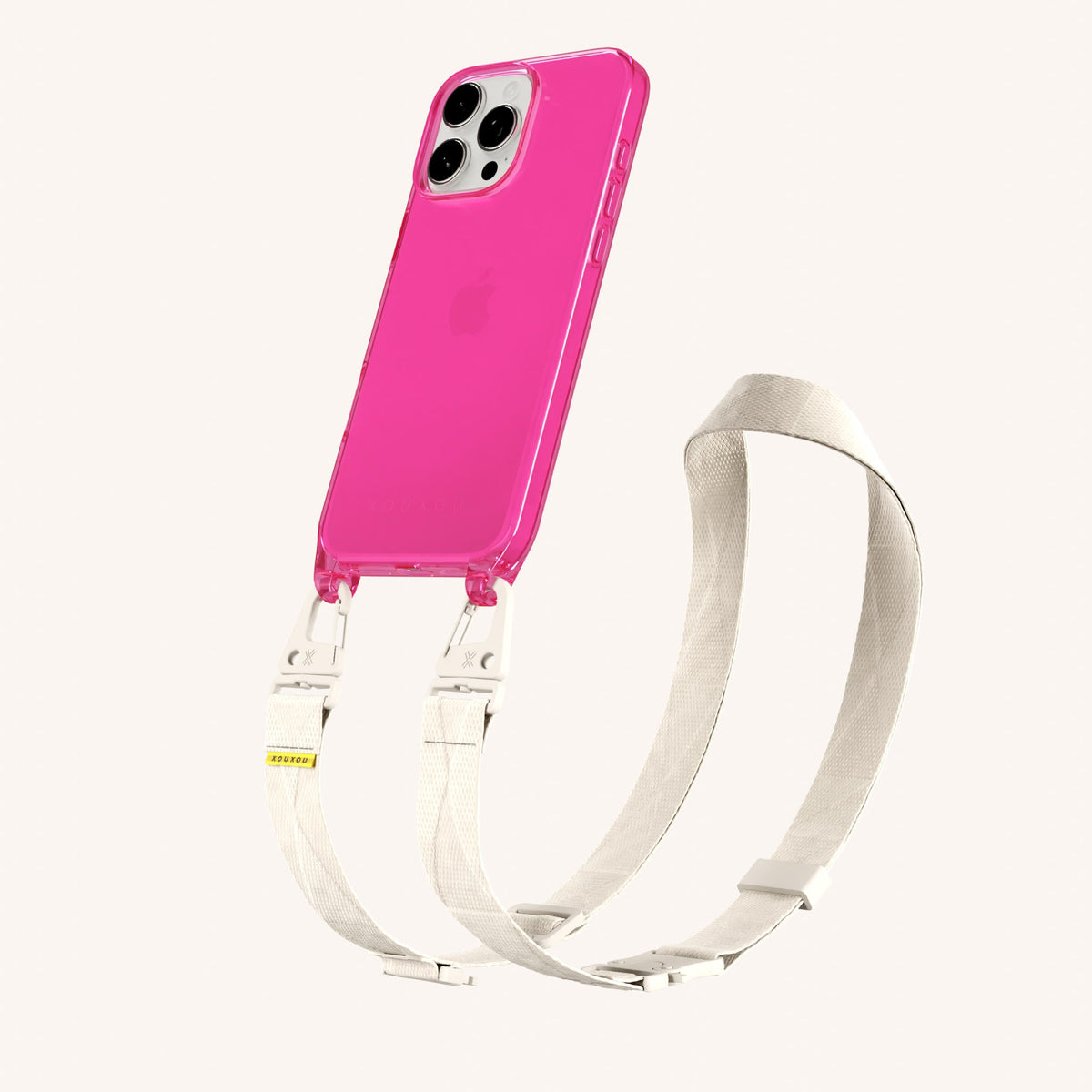 Phone Necklace with Lanyard for iPhone 16 Pro without MagSafe in Cyber Total View | XOUXOU #phone model_iphone 16 pro