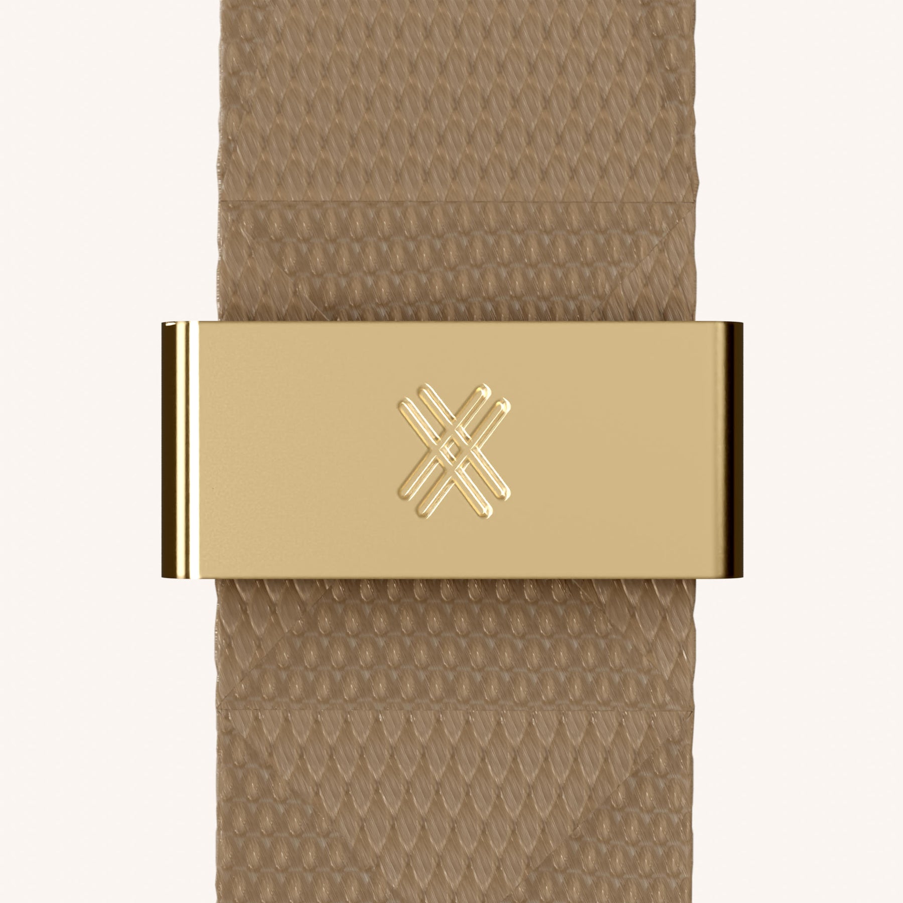 Handykette mit Gurt in Taupe