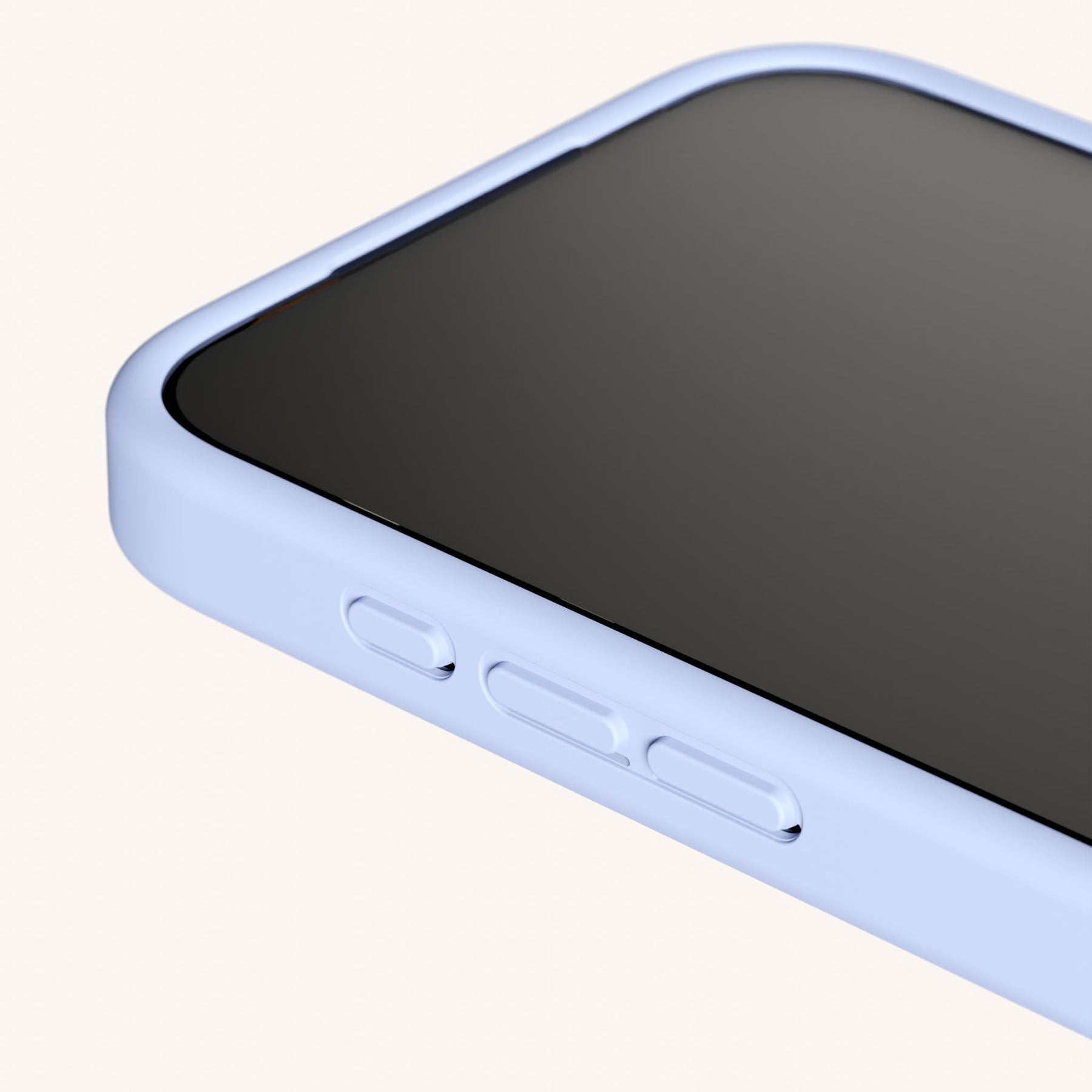 Cordon de téléphone avec lanière en Baby Blue + orange néon