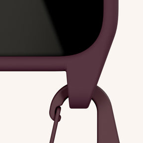 Handykette mit Gurt in Burgundy