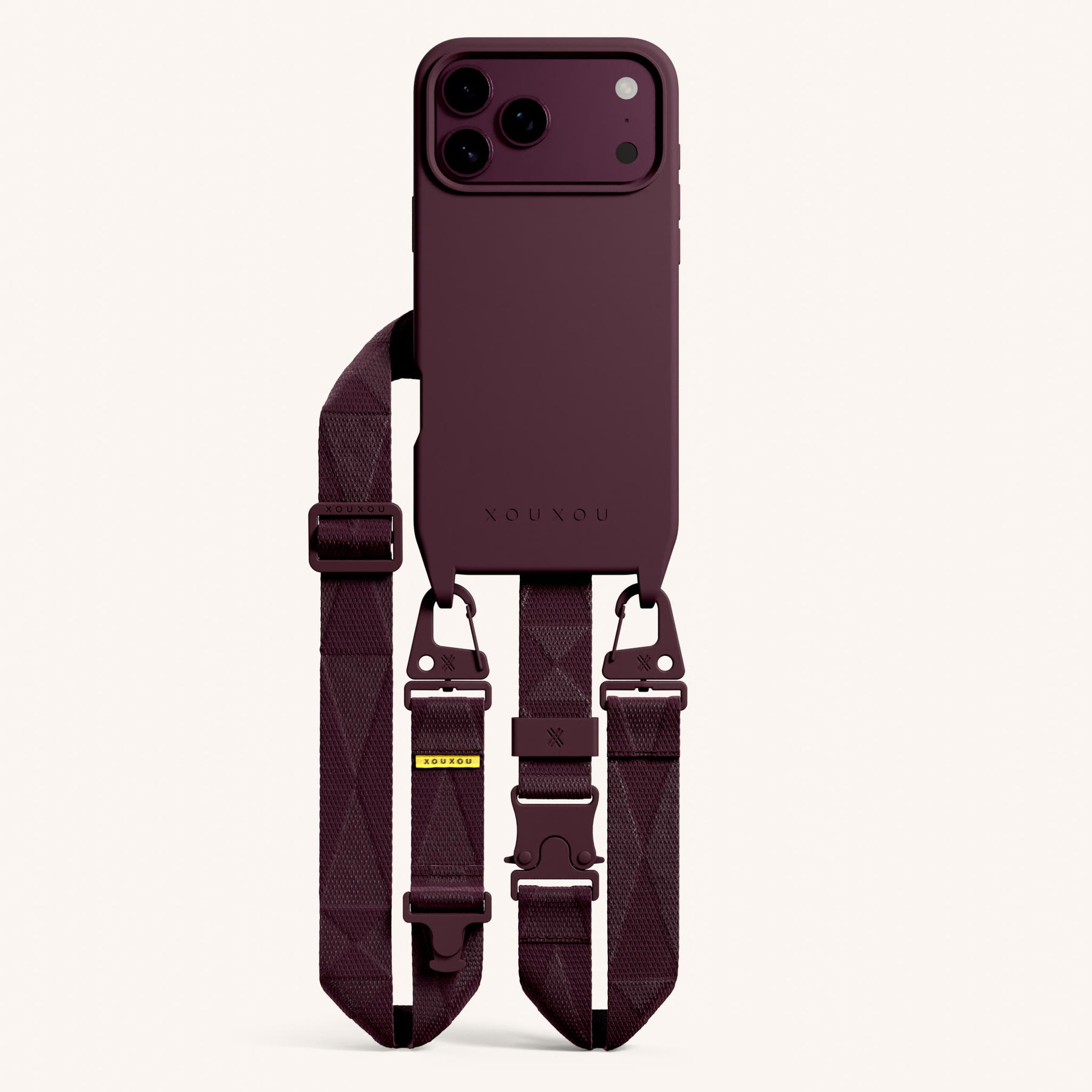 Handykette mit Gurt in Burgundy