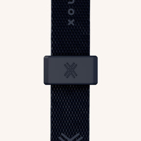 Phone Necklace with Slim Lanyard in Cyber Pink Clear + Midnight