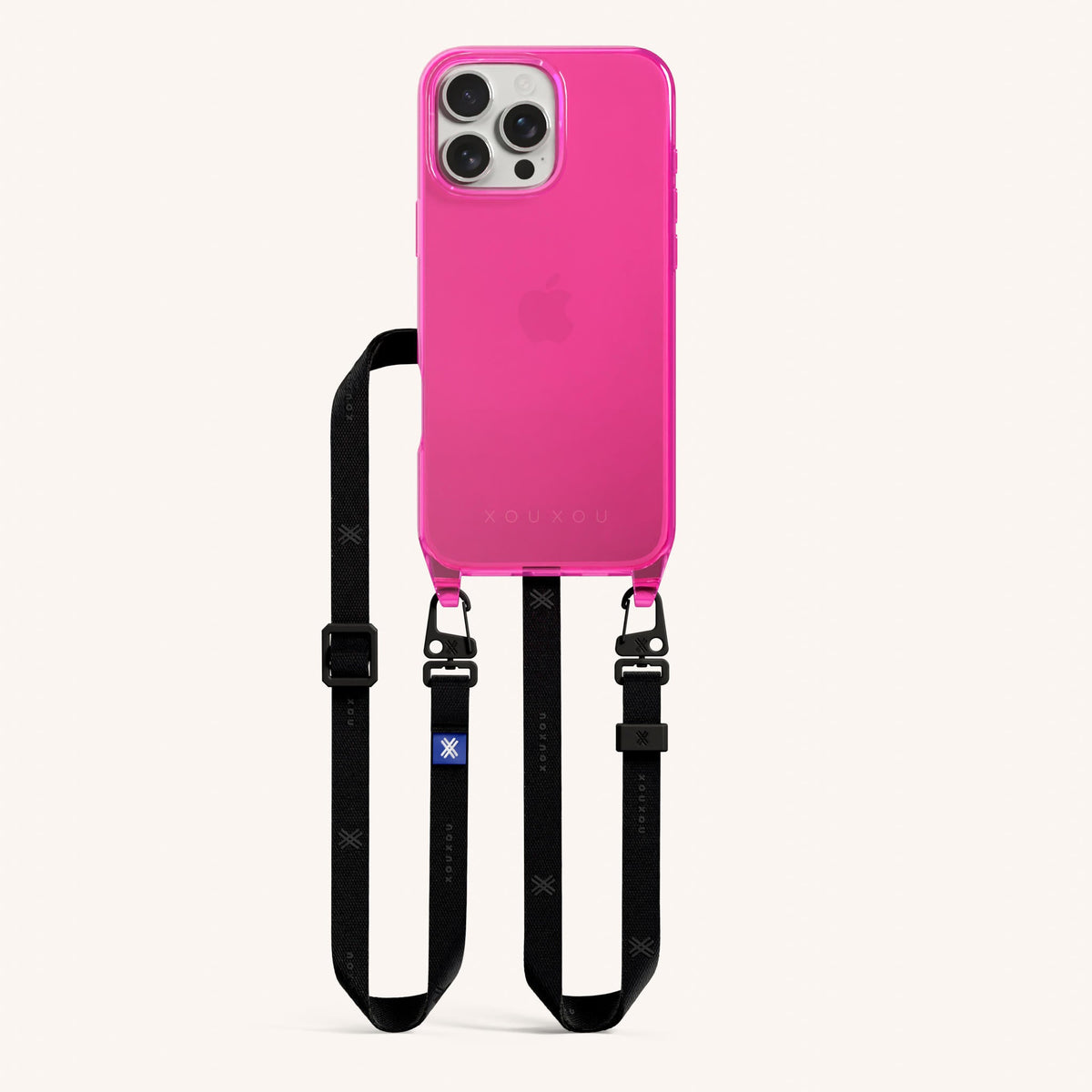 Phone Necklace with Slim Lanyard for iPhone 16 Pro without MagSafe in Cyber Total View | XOUXOU #phone model_iphone 16 pro