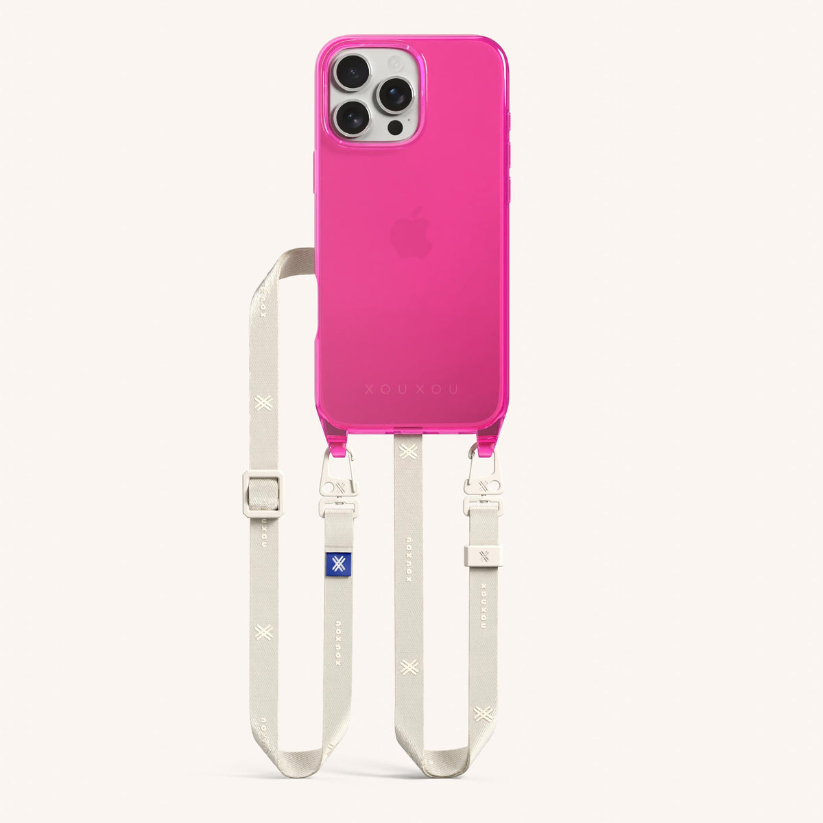 Phone Necklace with Slim Lanyard for iPhone 16 Pro without MagSafe in Cyber Total View | XOUXOU #phone model_iphone 16 pro
