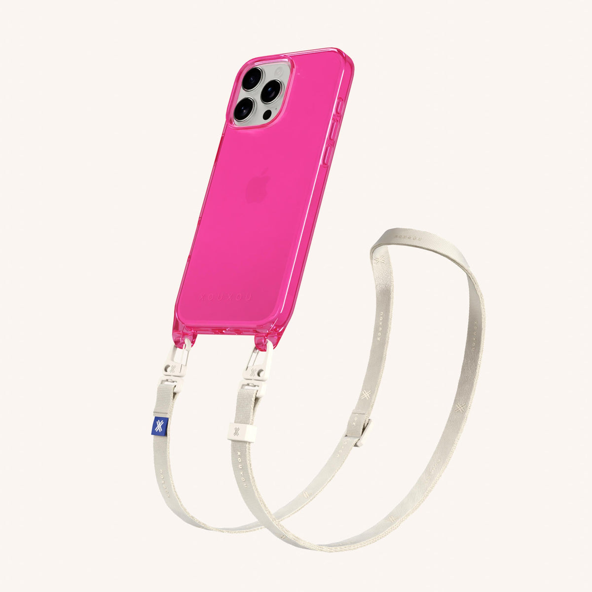 Phone Necklace with Slim Lanyard for iPhone 16 Pro without MagSafe in Cyber Total View | XOUXOU #phone model_iphone 16 pro