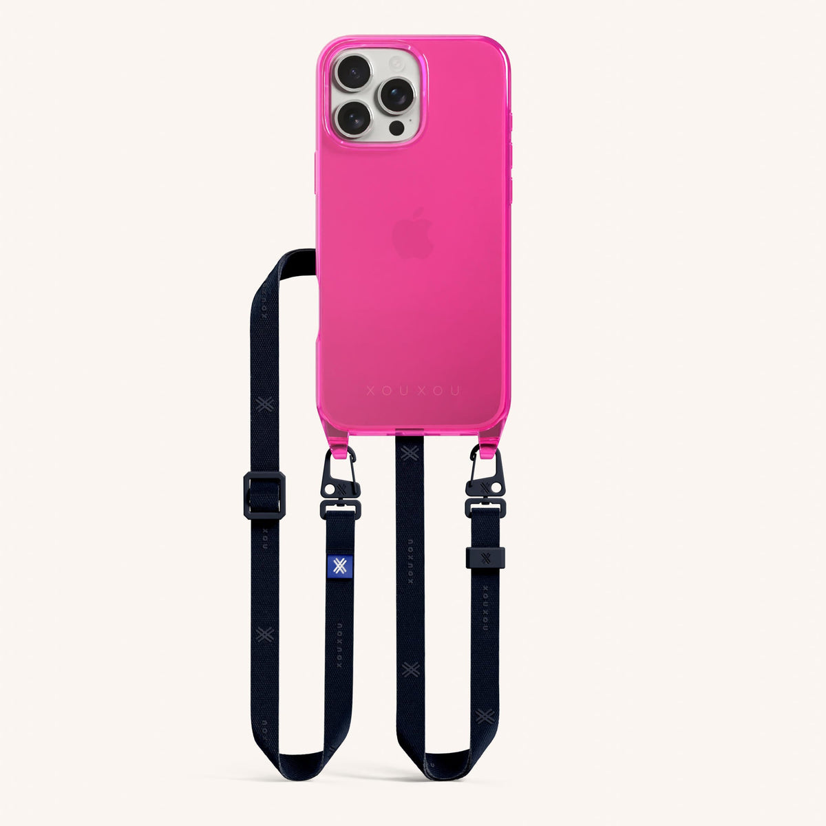 Phone Necklace with Slim Lanyard for iPhone 16 Pro without MagSafe in Cyber Total View | XOUXOU #phone model_iphone 16 pro