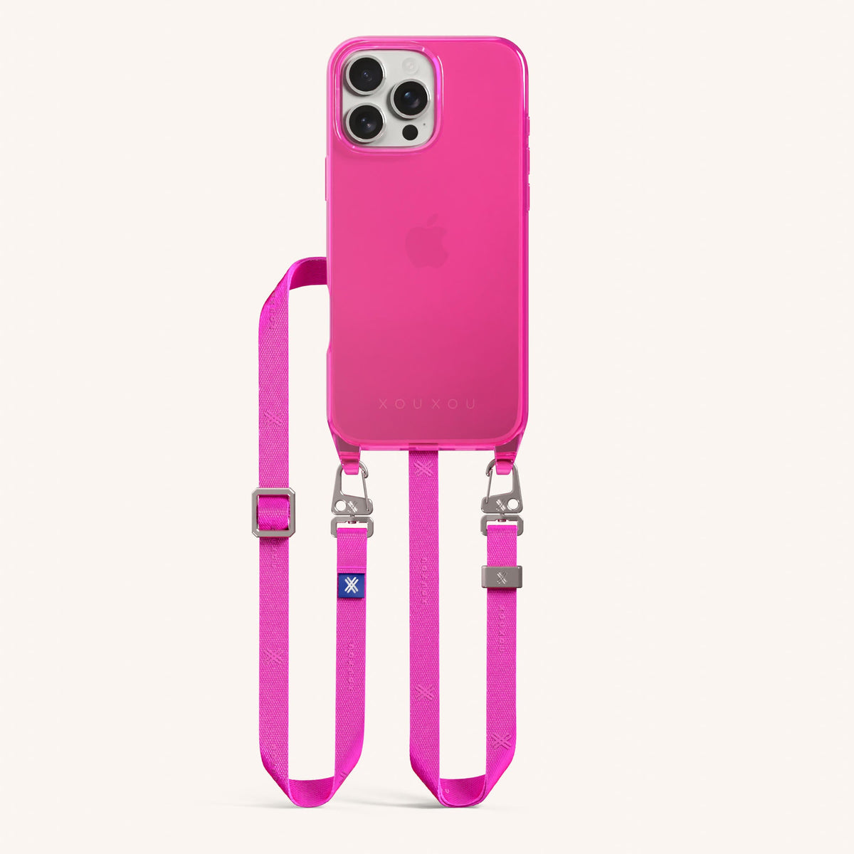Phone Necklace with Slim Lanyard for iPhone 16 Pro without MagSafe in Cyber Total View | XOUXOU #phone model_iphone 16 pro
