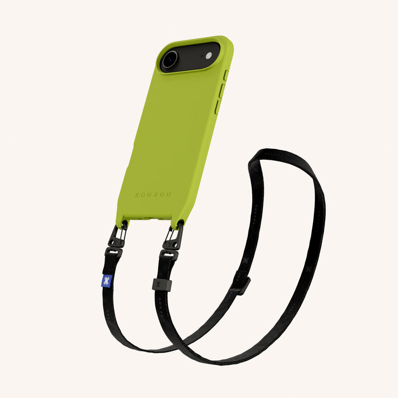 Phone Necklace with Slim Lanyard for iPhone 17 Air with MagSafe in Y Total View | XOUXOU #phone model_iphone 17 air
