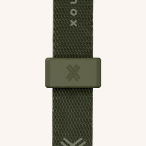 Handykette mit Schmalem Gurt in Moss