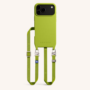 Handykette mit Schmalem Gurt in Olive