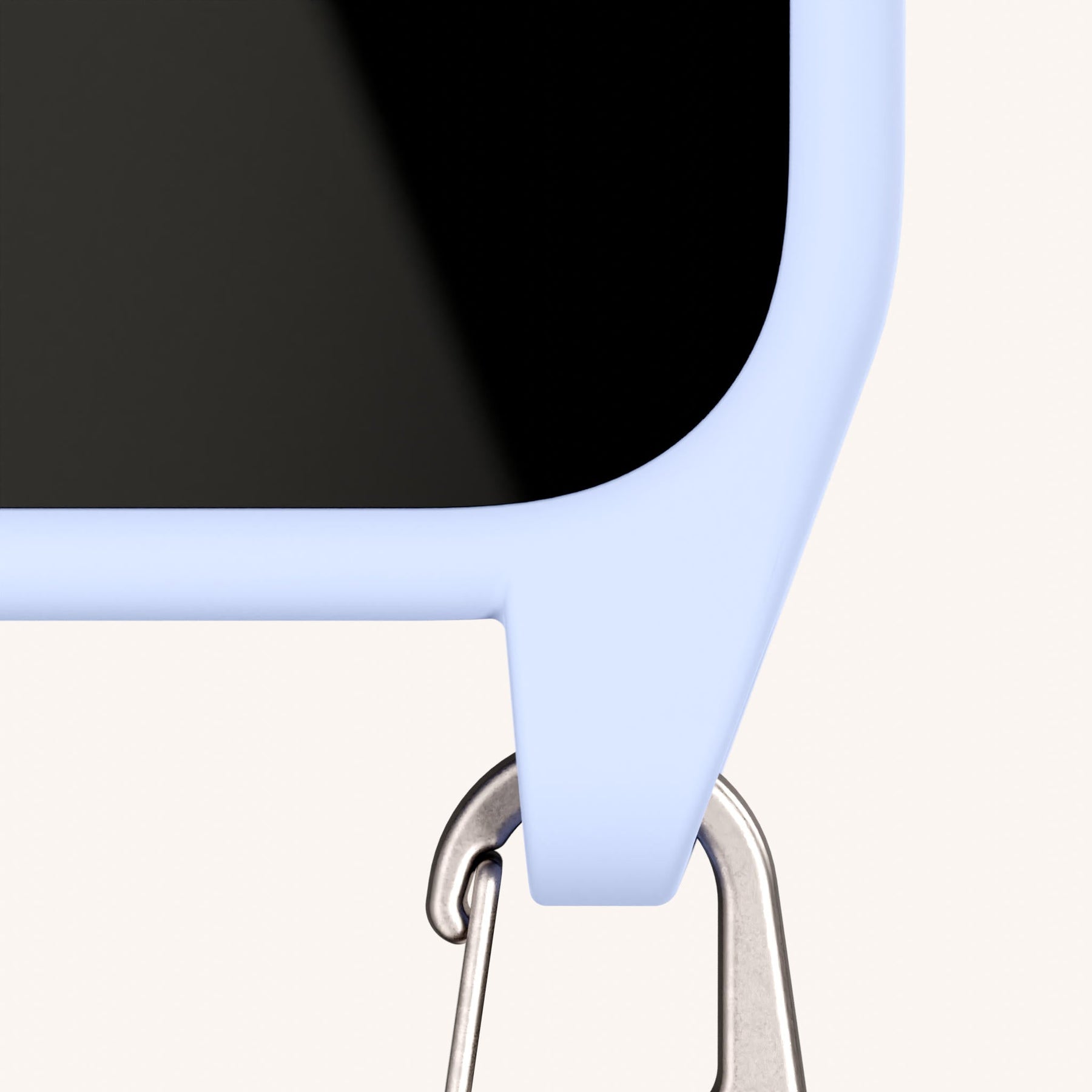Cordon de téléphone avec fine lanière en Baby Blue