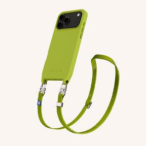 Handykette mit Schmalem Gurt in Olive