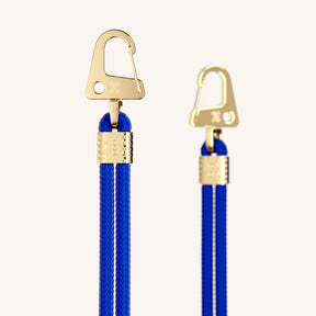 Phone Strap Carabiner Rope in Blue Detail View | XOUXOU
