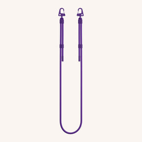 Phone Strap Carabiner Rope in Purple Total View | XOUXOU
