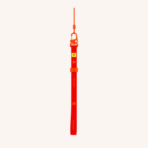 Phone Strap Wrist Strap in Neon Orange Total View | XOUXOU
