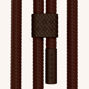 Phone Necklace with Carabiner Rope in Earth