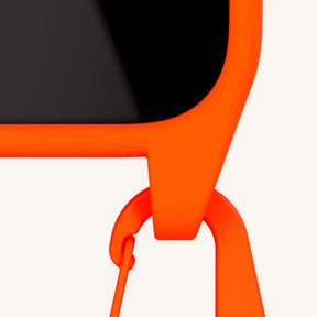 Handykette mit Gurt in Neon Orange